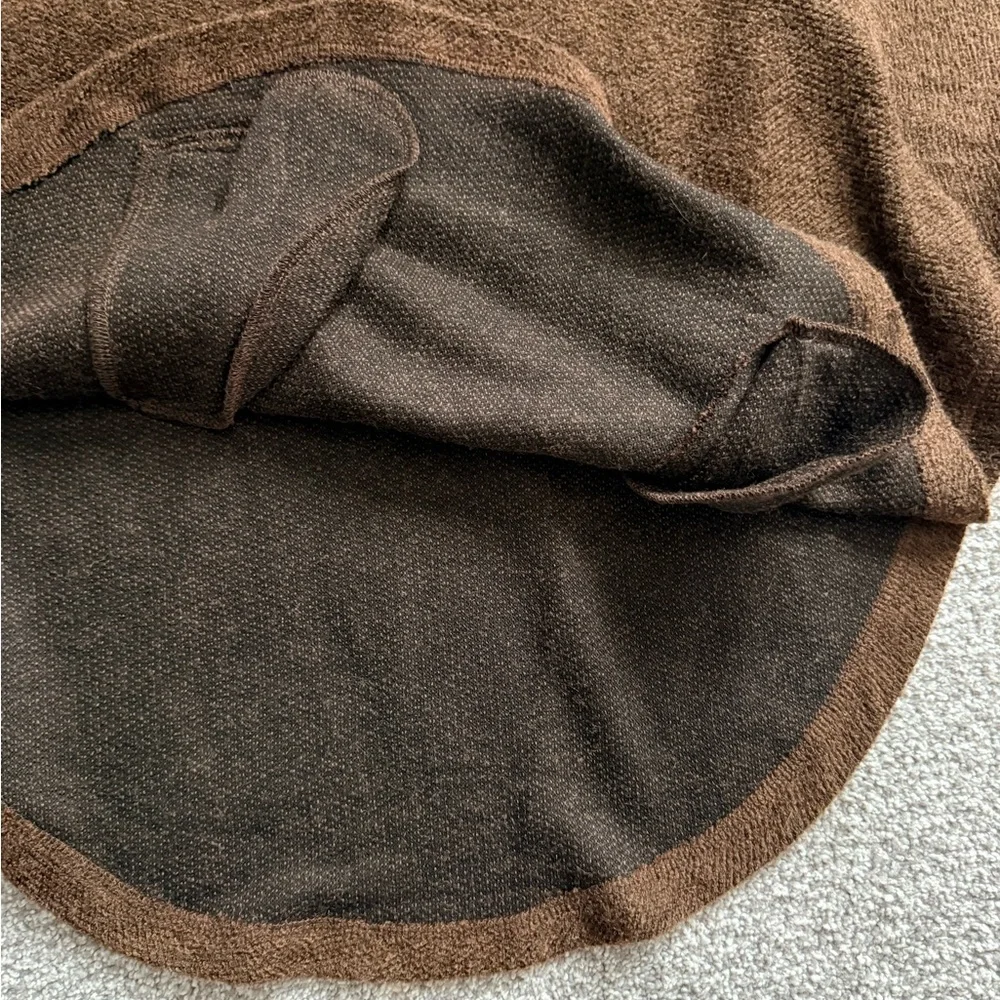 QED London Brown Hooded Swim Coverup - Picture 5 of 5